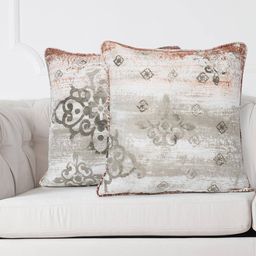 swayam Set of 2 Printed Square Cushion Covers 12" x 12" image 1