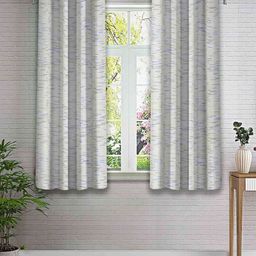 cortina eyelet curtain Set of 2 Printed Window Curtains image 1