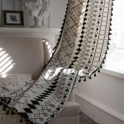 huesland Window Curtain with Tassels image 1