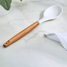 home centre Marshmallow Spoon with Wooden Handle image 1