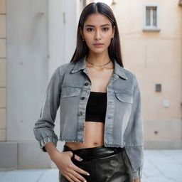 Shein Light-Wash Relaxed Fit Denim Jacket-picture-16