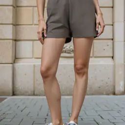 Shein Elasticated Waist High Rise Mini Shorts-image-96