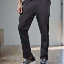 Shein Full Length Colour-Block Straight Track Pants-image-12