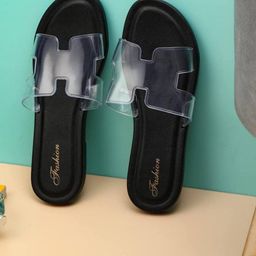 drunken Women Open-Toe Slip-On Slides image 2