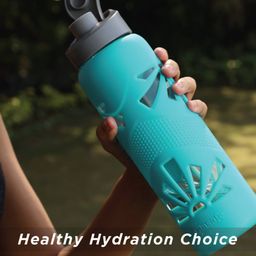 glasafe Clear Grip Bottle with Tiffin Box & Container image 3