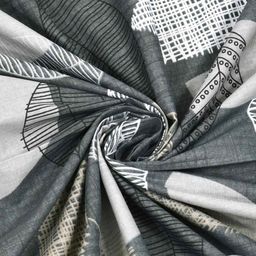 jaipur fabric Leaf Print Reversible Double-Size Comforter Set image 3