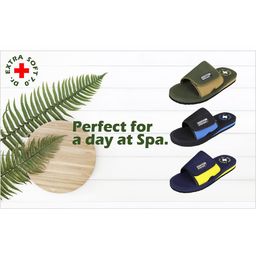 doctor extra soft Slides with Velcro Closure image 3