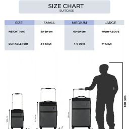 it luggage Set of 2 Debonair Lightest with TSA Lock Soft Bag (L|S) image 2