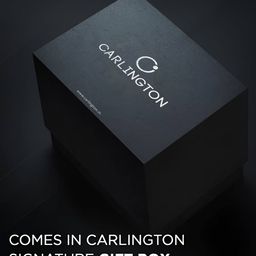 carlington Scratch Proof Analogue Watch with Polyurethane Strap image 4