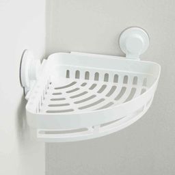 home centre Orion Polypropylene Triangle Corner Rack with Suction Cup image 2