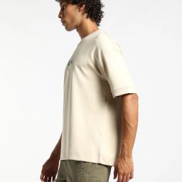 altheory by azorte Front Back Graphic Print Oversized Half Sleeve Sweatshirt image 2
