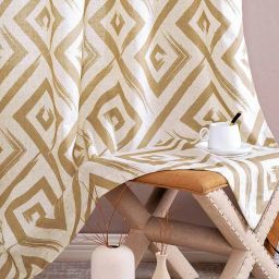 urban space Pack of 2 Abstract Windows Curtains image 2