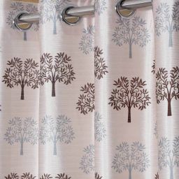 cortina eyelet curtain Set of 2 Printed Window Curtains image 2