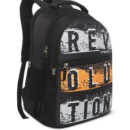 priority Typographic Print Backpack with Adjustable Strap image 2