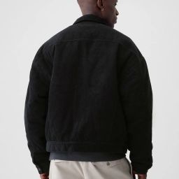 gap Corduroy Button-Front Collared Jacket image 2