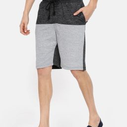 arise Colourblock Flat-Front Shorts with Insert Pockets image 2