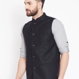 even Nehru Jacket with Insert Pockets image 2
