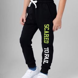 codez Typographic Print Joggers with Drawstring Waist image 2