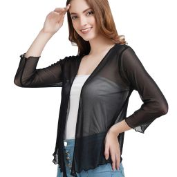 aol Medium-length Net Shrug image 2