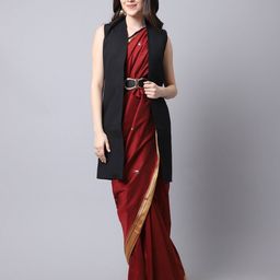 even Open Front Long Jacket with Patch Pocket image 2