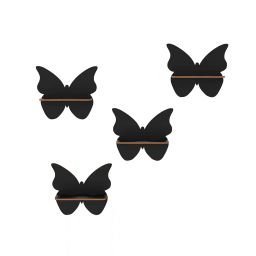 home sparkle Set of 4 Butterfly Shape Wall Shelf image 2