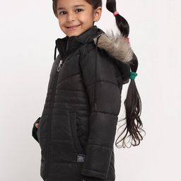vero amore Zip Closure Puffer Jacket with Faux Feather image 2