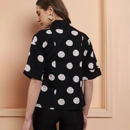 hritika Geometric Print Front Open Jacket image 2