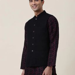 fabindia Nehru Jacket with Welt Pockets image 2