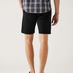 marks & spencer Flat-Front Shorts with Insert Pockets image 2