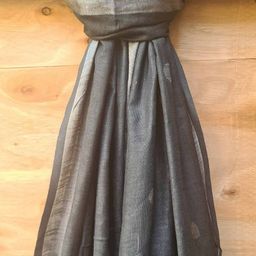 molcha by babita singh Handloom Woven Dupatta with Tassels image 2