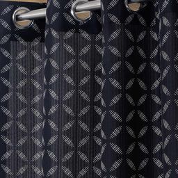 cortina eyelet curtain Set of 2 Printed Window Curtains image 2
