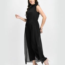 v&m Jumpsuit with Overlay Panel image 2