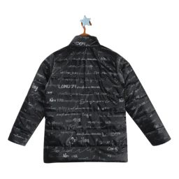 monte carlo Typographic Print Jacket with Zip-Front image 2