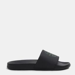 jack & jones Men Typographic Print Round-Toe Slides image 2