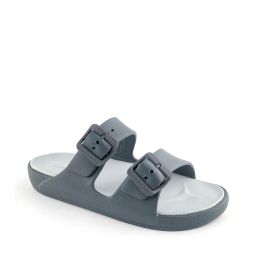 red tape Open-Toe Slip-On Flat Slides image 2
