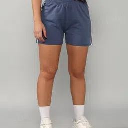 Shein Activewear Mini Length High Rise Shorts with Side Stripes-21