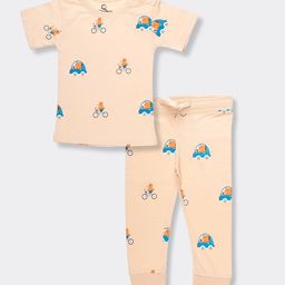 orange sugar Printed Top & Pyjamas Set image 2