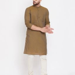 even Long Kurta with Patch Pocket image 2