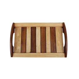 vareesha Set of 2 Rectangular Wooden Trays image 2