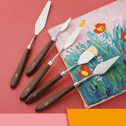 kuber industries Set of 5 Painting Knives with Handle image 2