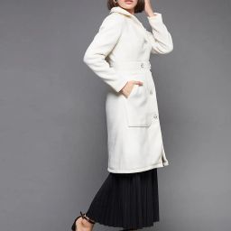 miss chase Trench Coat with Front-Button Closure image 2