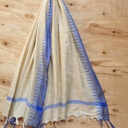 molcha by babita singh Handloom Dupatta with Fringes image 2