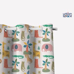 urban space Graphic Print Window Curtains image 2
