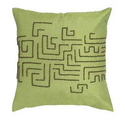 alina decor Set of 2 Embellished Cushion Covers 16" x 16" image 2