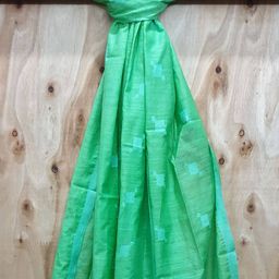 molcha by babita singh Geometric Pattern Dupatta with Tassels image 2