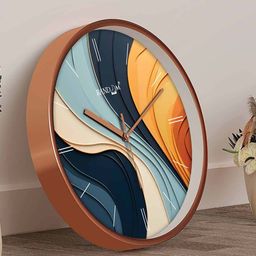 random Printed Round Wall Clock image 2