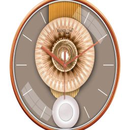 random Printed Round Analog Wall Clock image 2