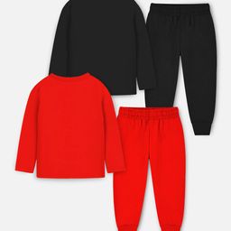 trampoline Pack of 2 Graphic Print Sets with Full Sleeves image 2