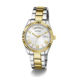 guess Analogue Watch with Push-Button Clasp Closure image 2