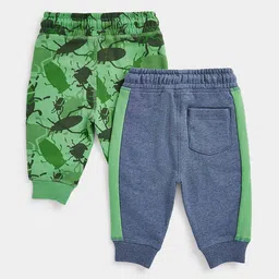 mothercare Pack of 2 Printed Joggers with Insert Pockets image 2